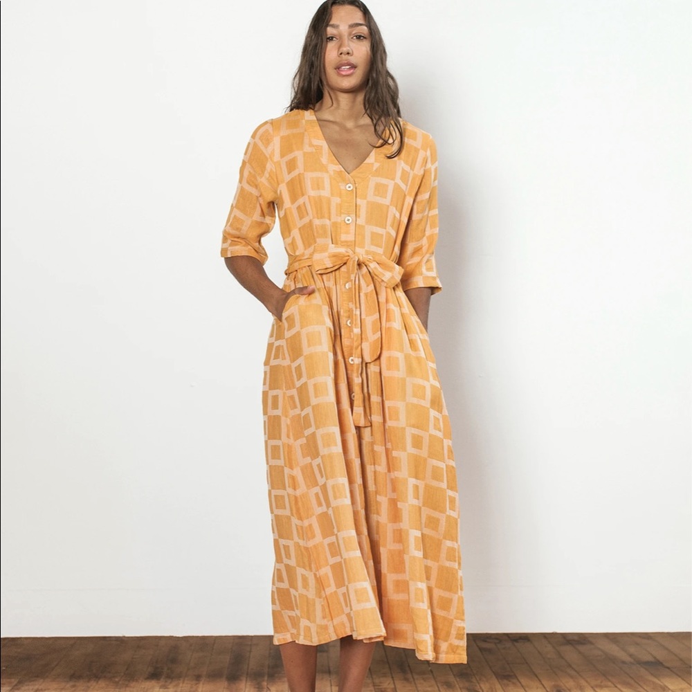 Ace&Jig Leelee dress in Citrus